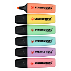 Stabilo Boss Kit Marcadores Coloridos (Contém 6)